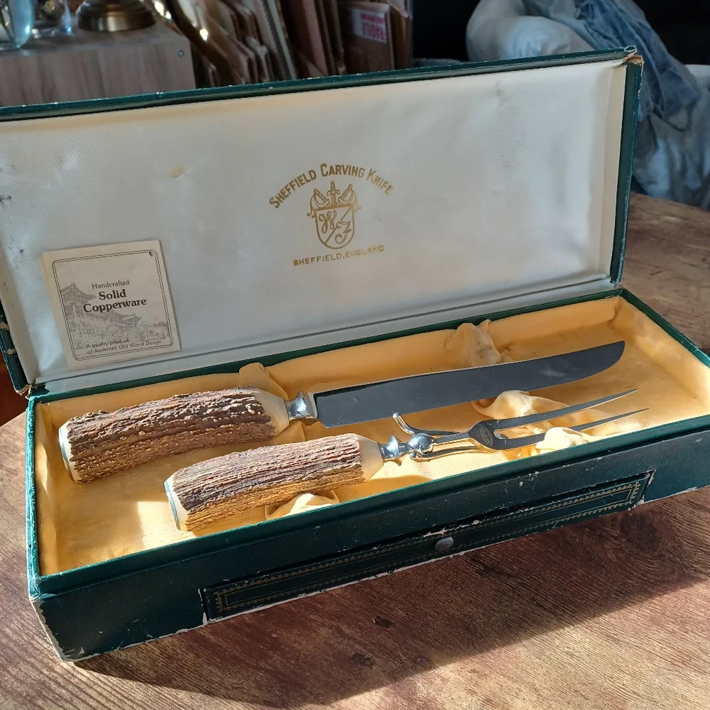 Sheffield Thanksgiving Carving Knife and serving fork set